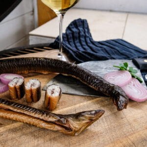 Gerookte wilde paling  /-700 gram