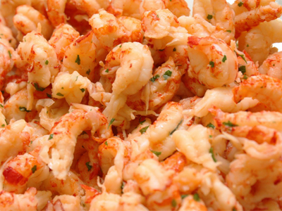 Rivierkreeftjes vlees